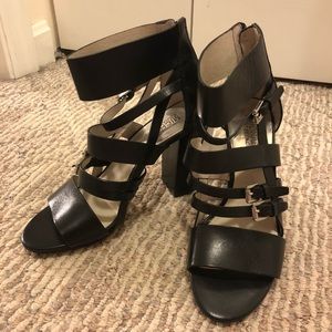 Black Strappy Michael Kors Heels